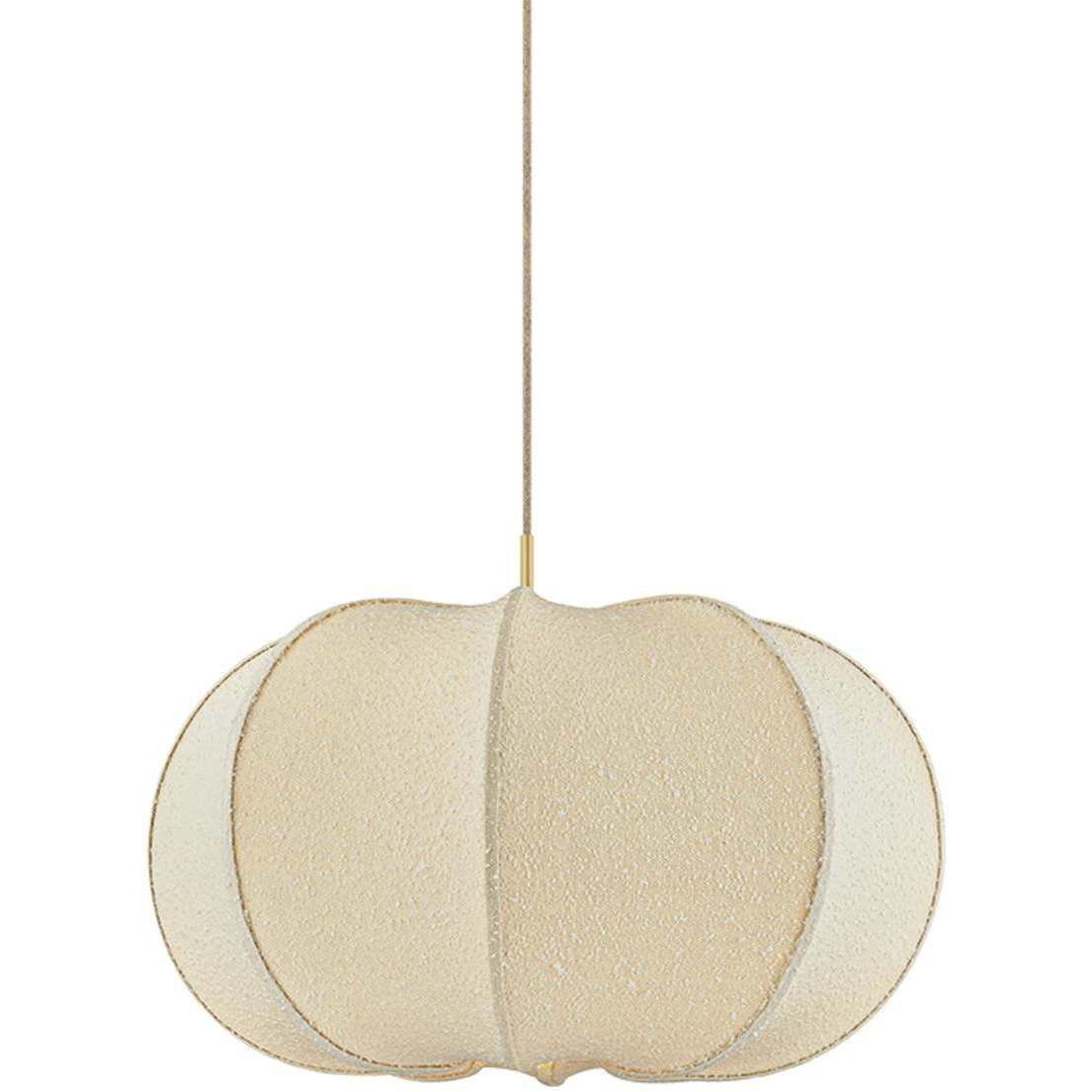 Alexandra 1 Light 30 inch Aged Brass Pendant Ceiling Light