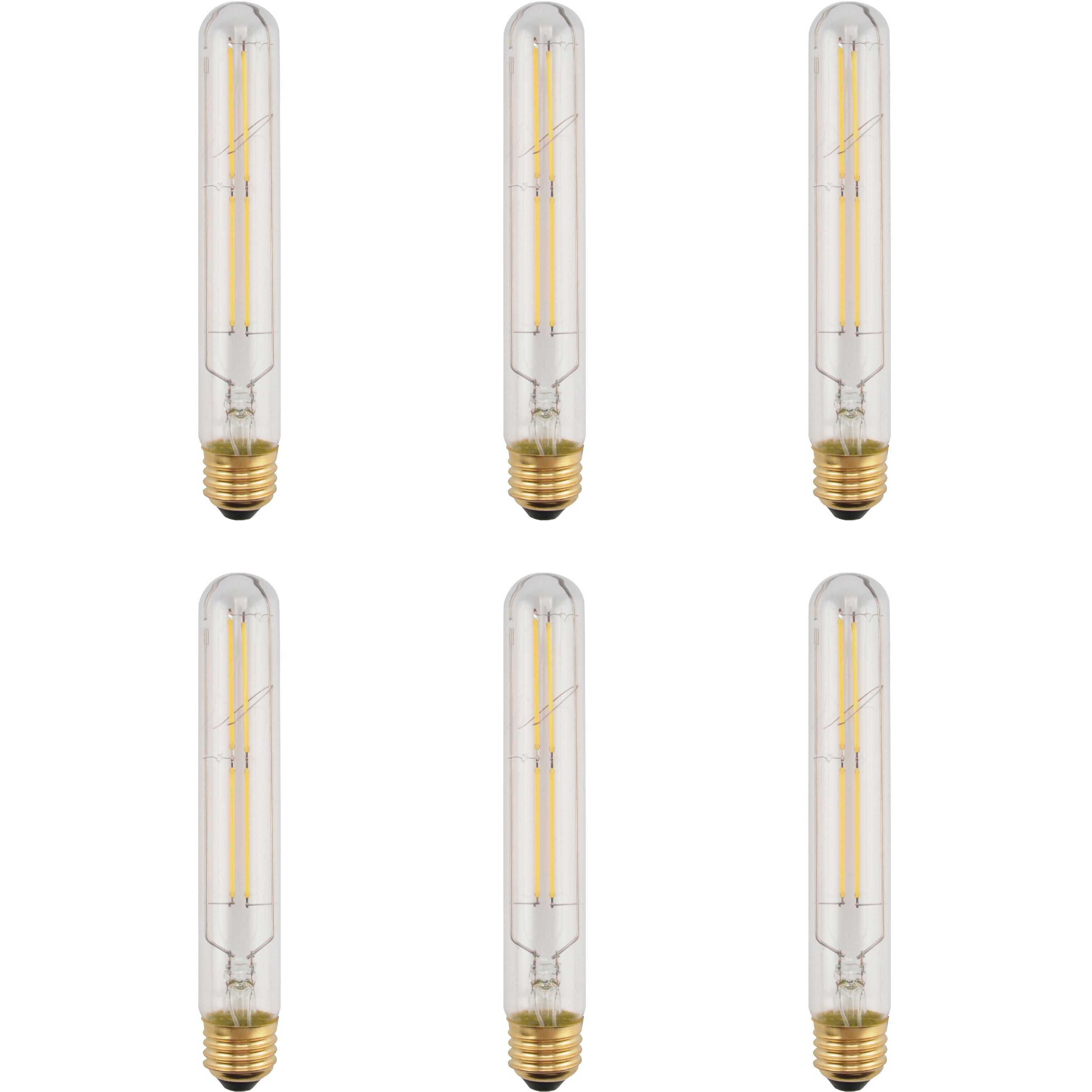 Anthony T10 E26 8.00 watt 120 3000K LED Light Bulb, Pack of 6