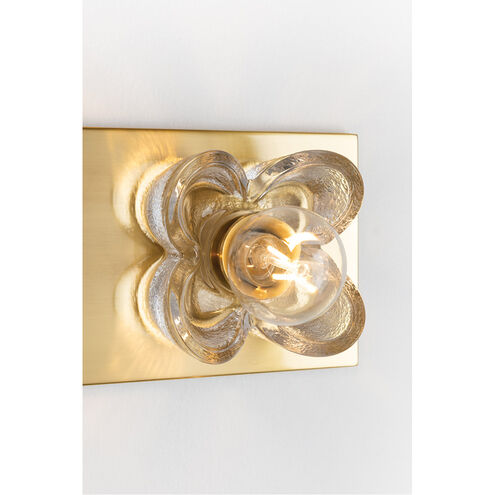 Shea 3 Light 16.5 inch Aged Brass Bath And Vanity Wall Light