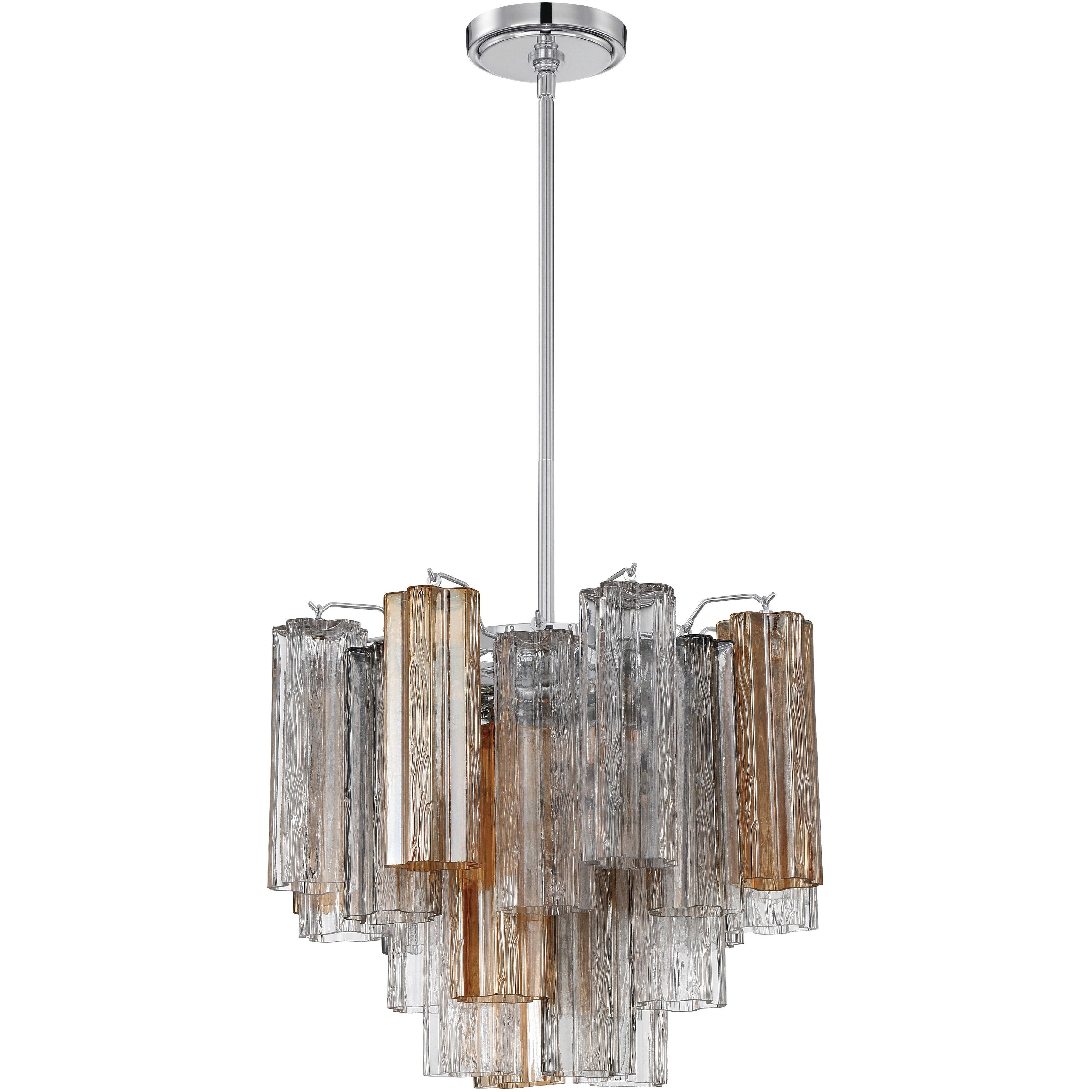 Addis 4 Light 17.75 inch Polished Chrome Mini Chandelier Ceiling Light in Autumn