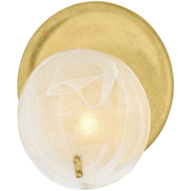 Shanette 1 Light 10.75 inch Vintage Gold Leaf Wall Sconce Wall Light