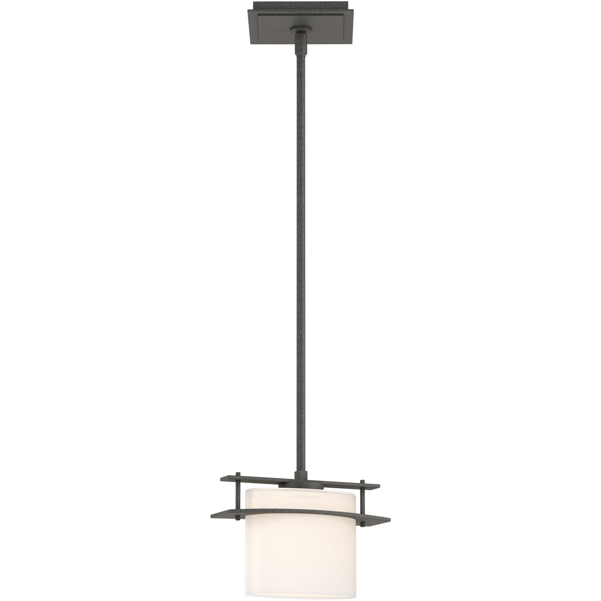 Arc Ellipse 1 Light 9 inch Natural Iron Mini Pendant Ceiling Light - Open Box
