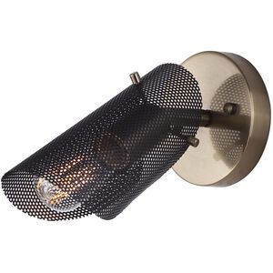 Huxlee 1 Light 4.75 inch Black/Gold Ceiling/Wall Light Ceiling Light