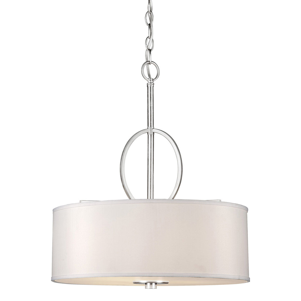 Signature 4 Light 19.5 inch Brushed Nickel Drum Pendant Ceiling Light