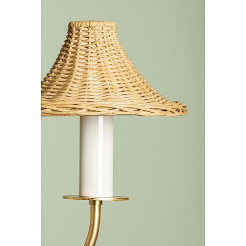 Twila 5 Light 30.25 inch Vintage Gold Leaf Chandelier Ceiling Light