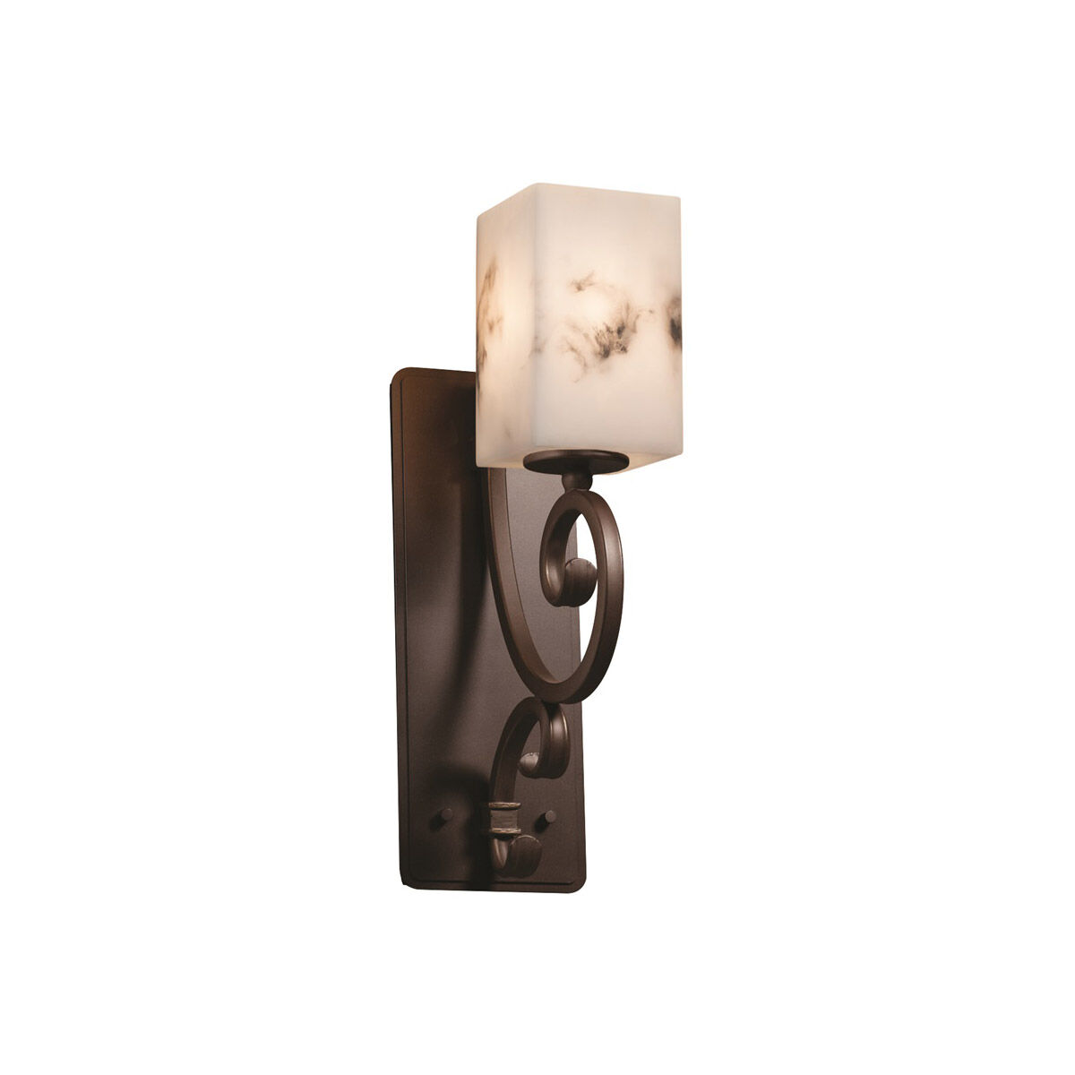 LumenAria LED 5 inch Dark Bronze Wall Sconce Wall Light