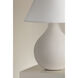 Helena 25 inch 60 watt Aged Brass/Ceramic Matte White Speck Table Lamp Portable Light