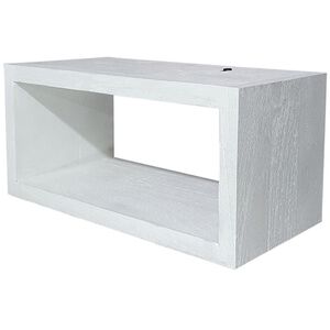 Anita 18.1 inch White Wall Shelf