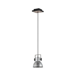 Barnstaple 1 Light 6.89 inch Distressed Zinc and Black Mini Pendant Ceiling Light