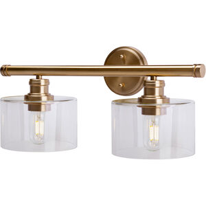 Zane 2 Light 20.75 inch Bathroom Vanity Light