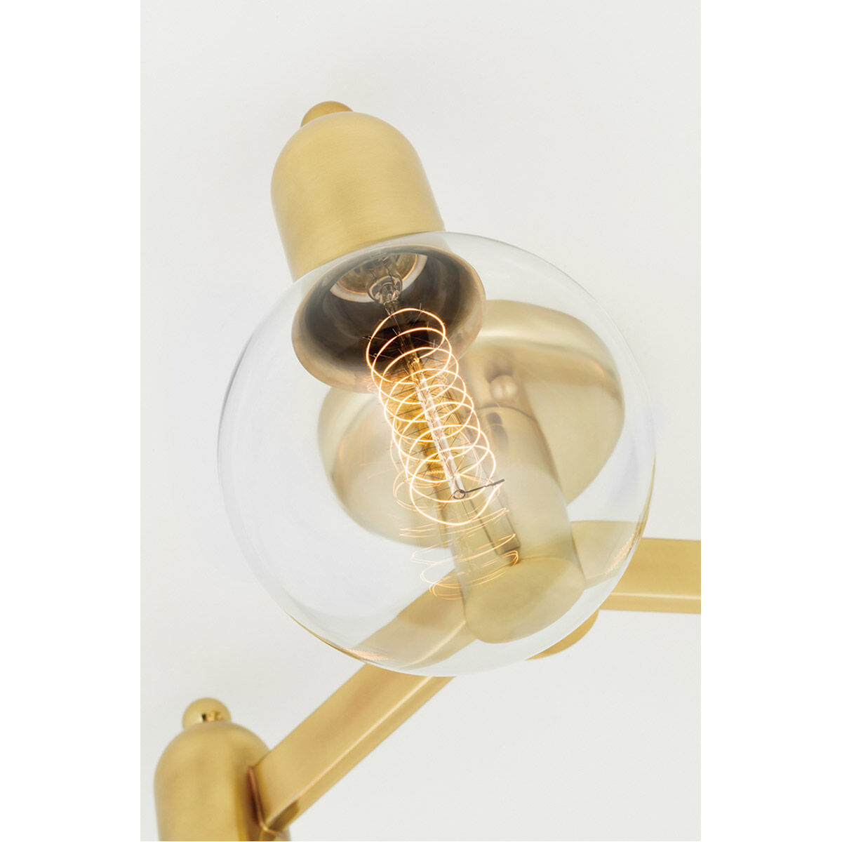 Bryce 3 Light 18 inch Aged Brass Semi Flush Ceiling Light