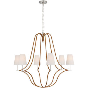 Chapman & Myers Biscayne 6 Light 45.75 inch Chandelier