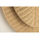 Marigold 3 Light 23.75 inch Aged Brass Semi Flush Ceiling Light