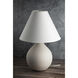 Helena 25 inch 60 watt Aged Brass/Ceramic Matte White Speck Table Lamp Portable Light