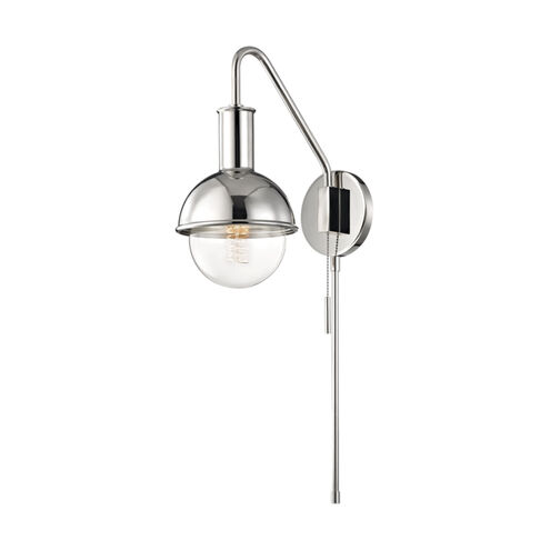 Riley 1 Light 6 inch Polished Nickel Wall Sconce Wall Light
