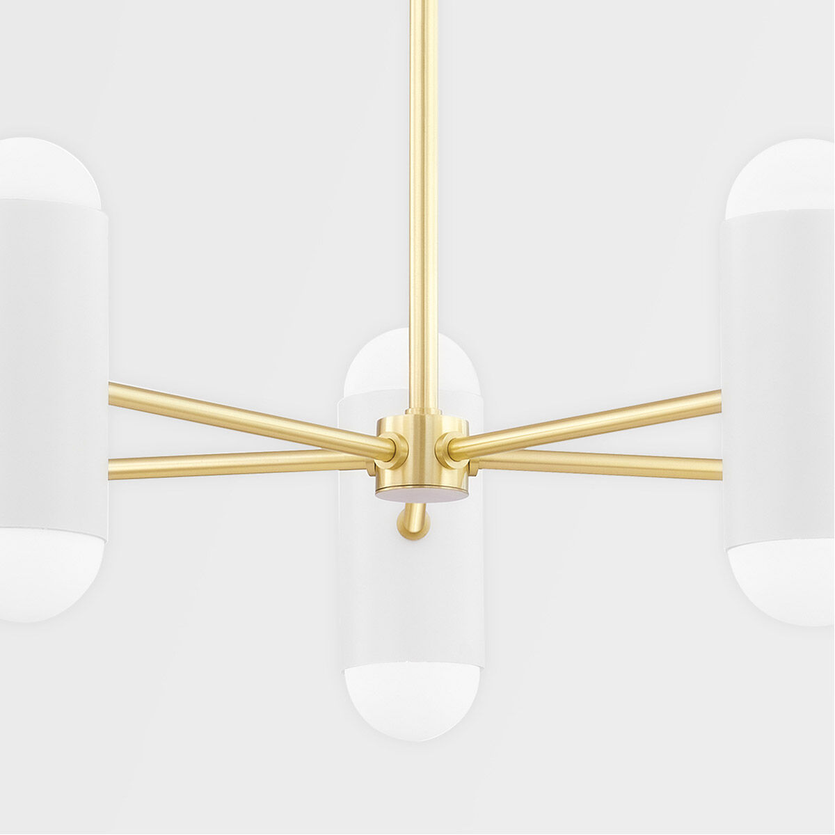 Mitzi H484810-AGB/SWH Kira 10 Light 27 inch Aged Brass/Soft