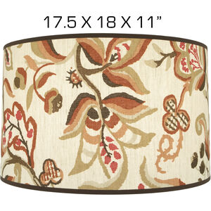 Abbey Rose Natural & Spice 18 inch Shade