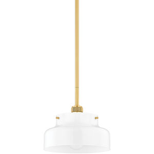 Luella Pendant Ceiling Light in Aged Brass