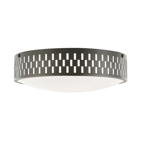 Phoebe 3 Light 14 inch Old Bronze Flush Mount Ceiling Light