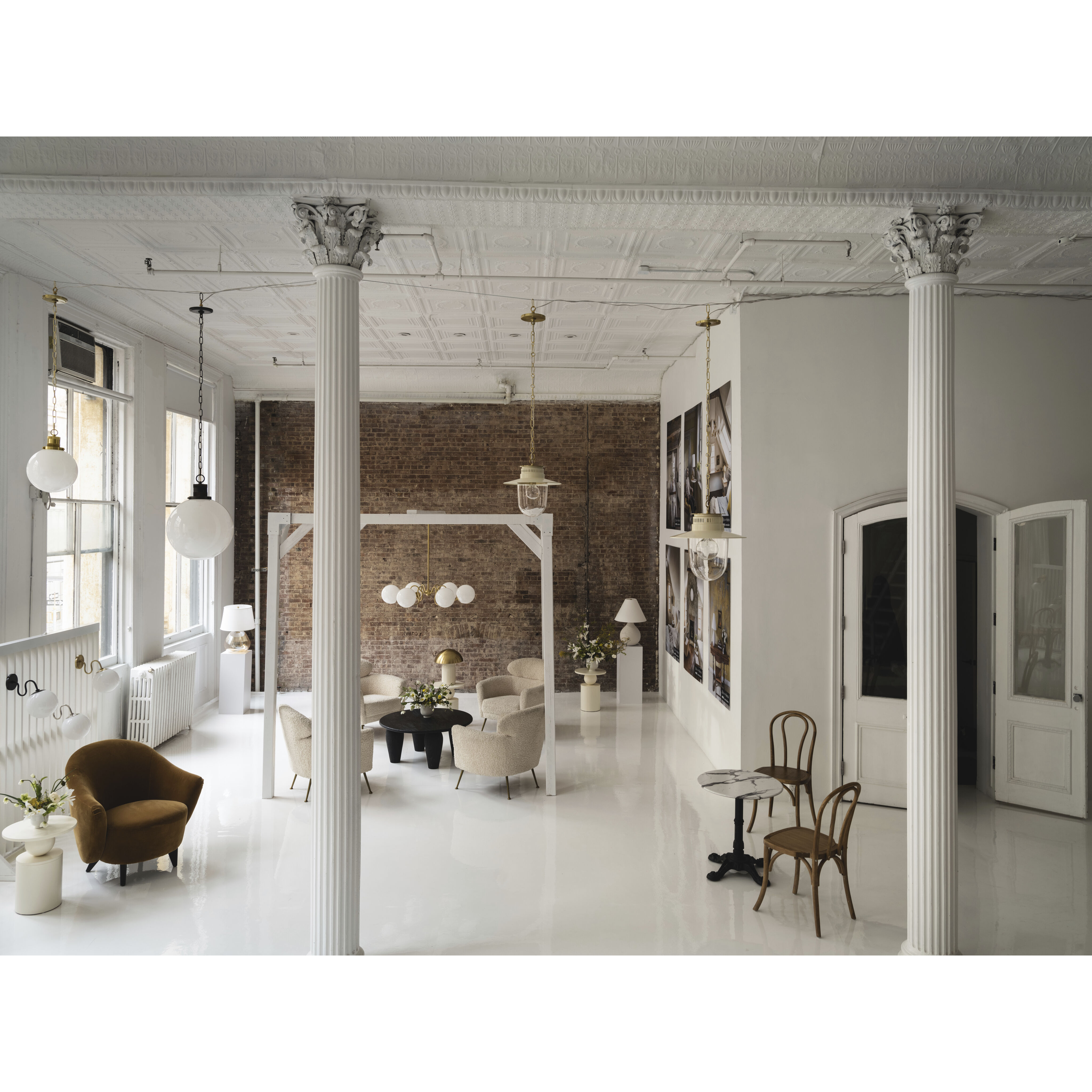 Thea 22.75 inch 60 watt Aged Brass Table Lamp Portable Light