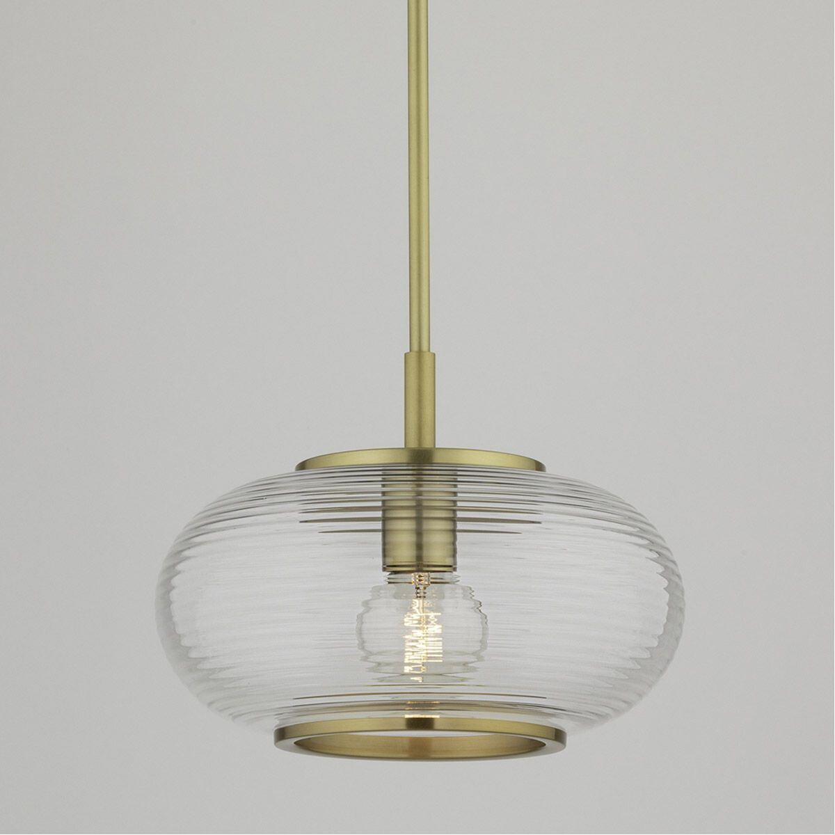 Maggie 1 Light 13 inch Aged Brass Pendant Ceiling Light