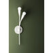 Elsa 8 Light 24 inch Textured White Chandelier Ceiling Light