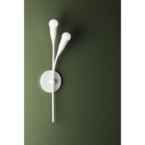 Elsa 8 Light 24 inch Textured White Chandelier Ceiling Light