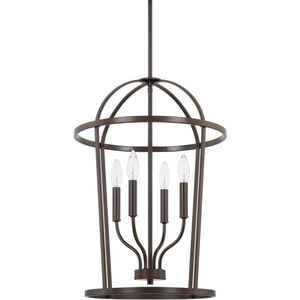 HomePlace by Capital Lighting Greyson 4 Light 16 inch Bronze Foyer Ceiling Light 528541BZ - Open Box
