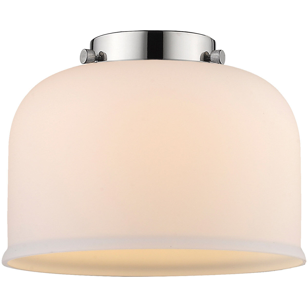 Large Matte White Bell Glass Only