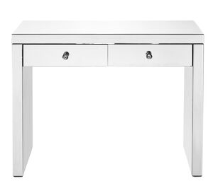 Contempo 39 inch Clear Mirror Console Table