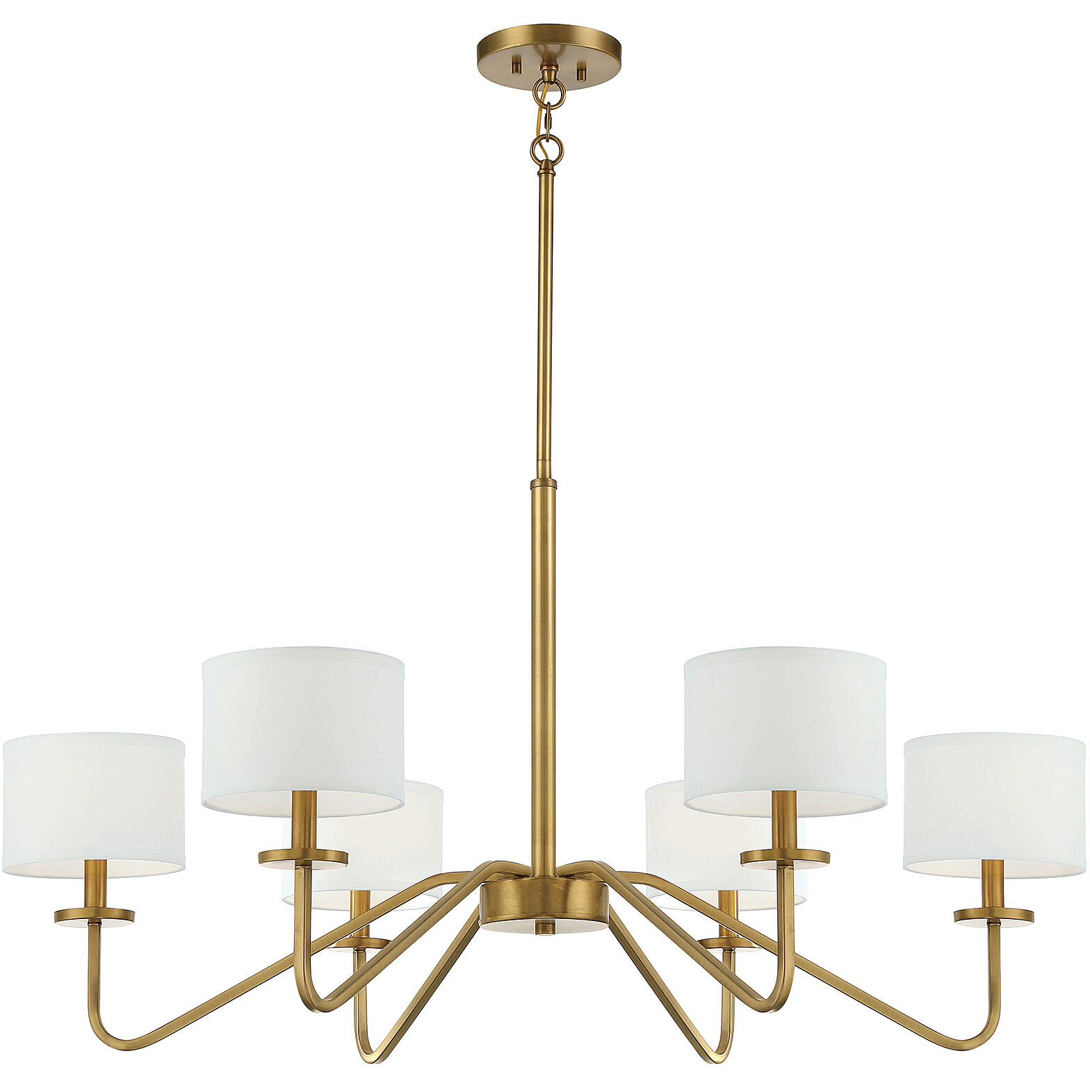 Transitional 6 Light 42.00 inch Chandelier