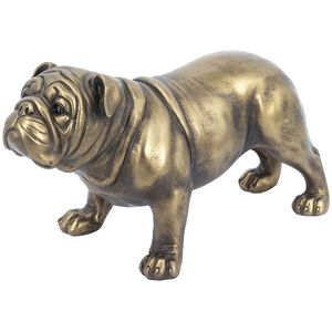 Lifelike French Bulldog Copper Figurine