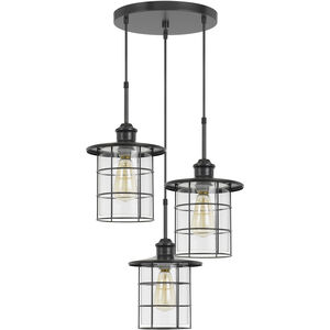 Silverton 3 Light 16 inch Dark Bronze Pendant Ceiling Light