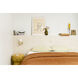 Bibi 1 Light 5 inch Aged Brass/Ceramic Antique Ivory Wall Sconce Wall Light