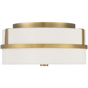 Contemporary 2 Light 13.00 inch Flush Mount