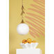 Victoria 1 Light 9 inch Vintage Gold Leaf Pendant Ceiling Light