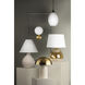 Gaia 16.5 inch 60 watt Aged Brass Table Lamp Portable Light