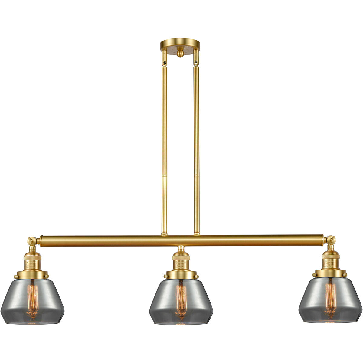 Franklin Restoration Fulton 3 Light 39.25 inch Island Light