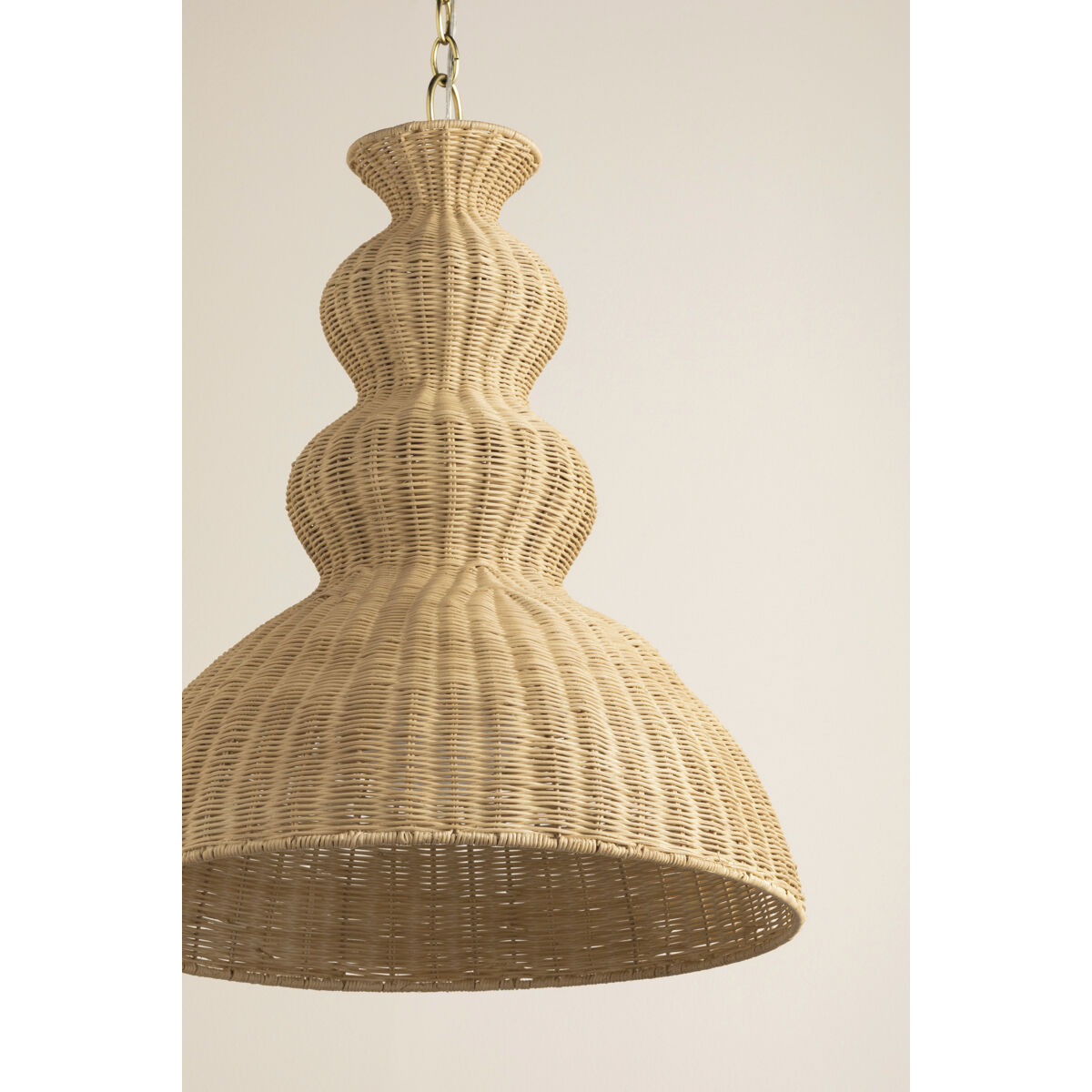 Mayla 1 Light 21.25 inch Aged Brass Pendant Ceiling Light