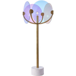 Chroma 68 inch 60.00 watt True Brass Floor Lamp Portable Light