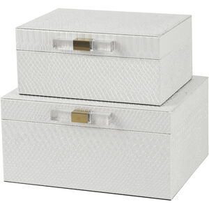 Helga 9 X 6.7 inch White Box