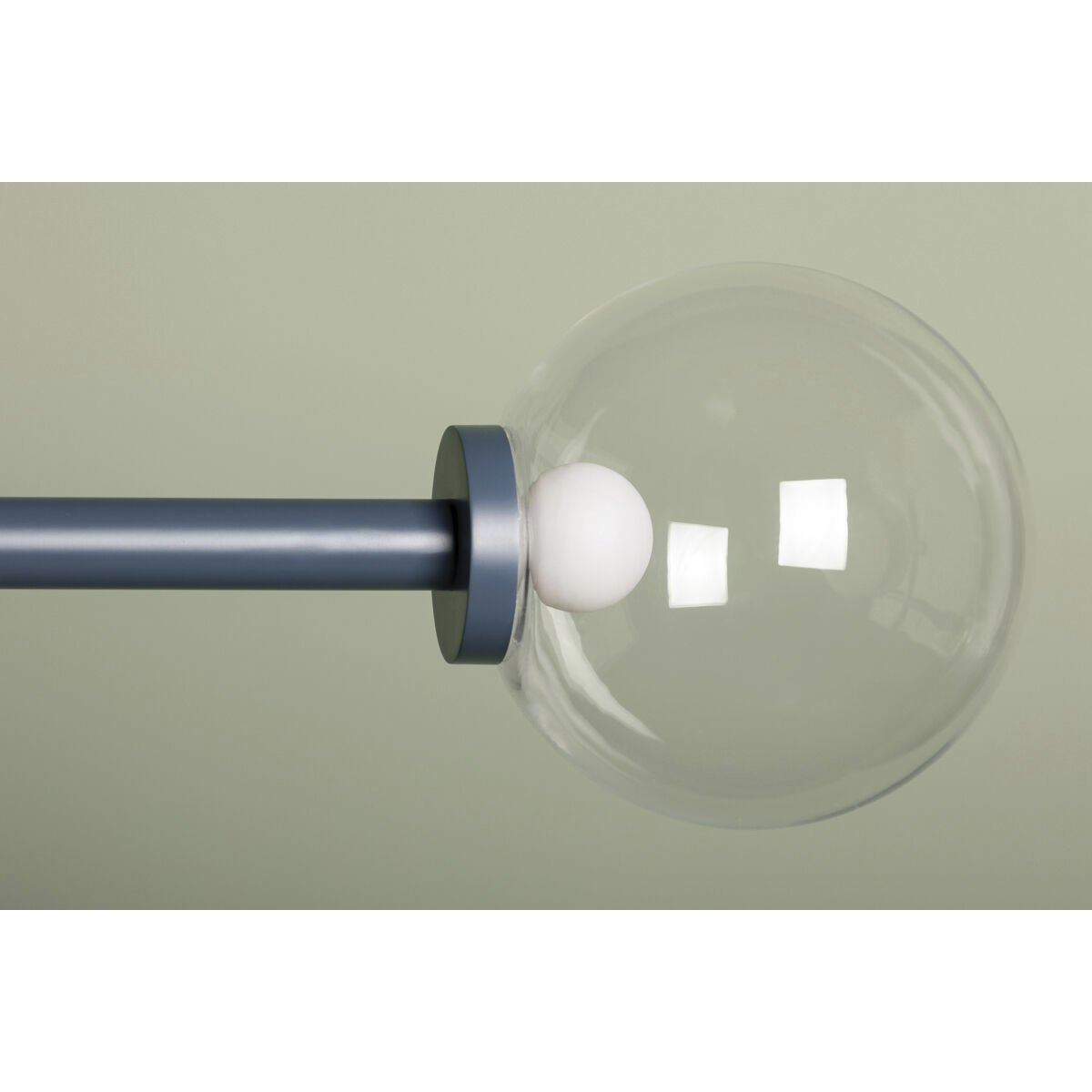 Sia 5 Light 43.25 inch Aged Brass/Slate Blue Chandelier Ceiling Light