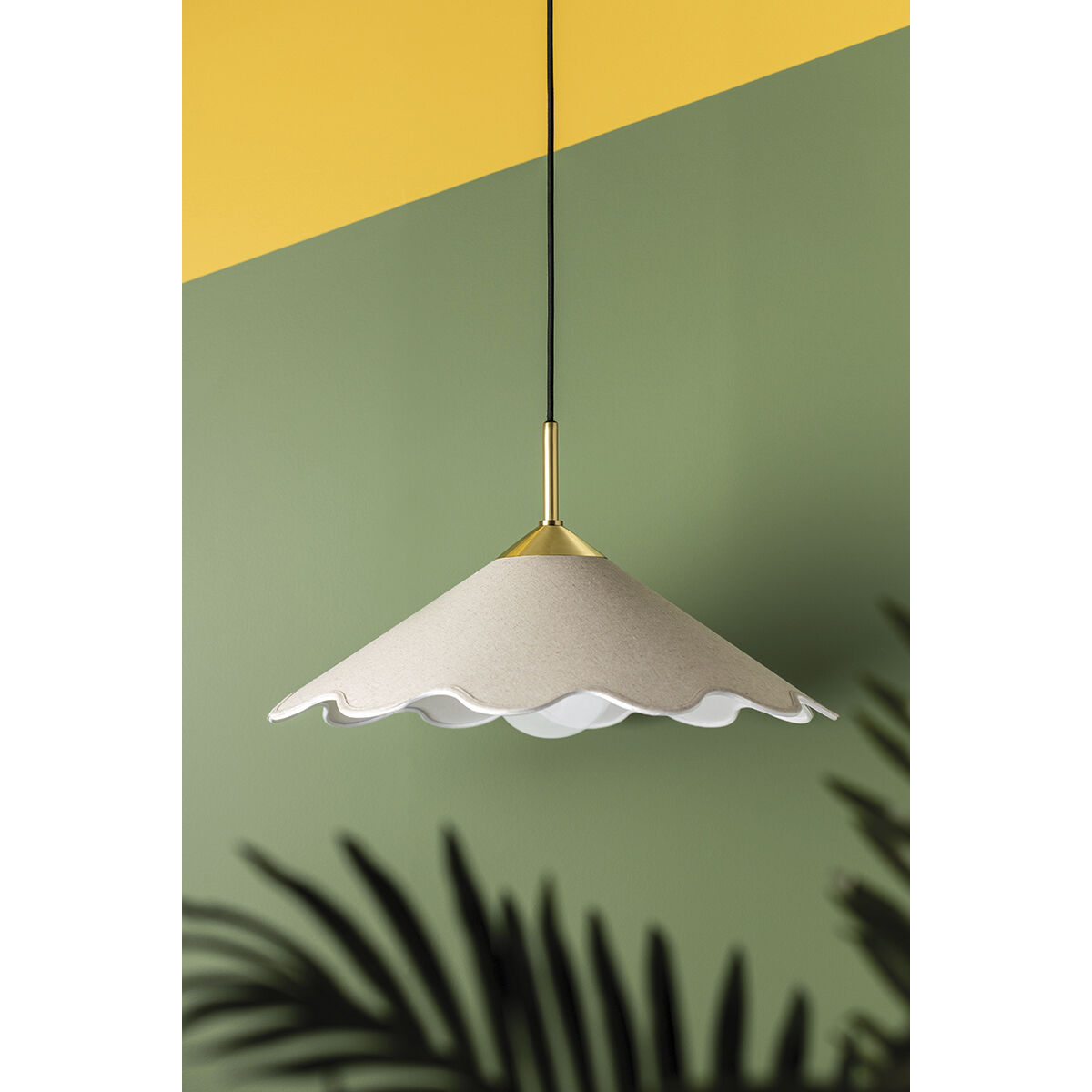 Sodsai 1 Light 20 inch Aged Brass Pendant Ceiling Light