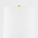 Bethany 16 inch 60.00 watt Aged Brass/Blush Combo Table Lamp Portable Light