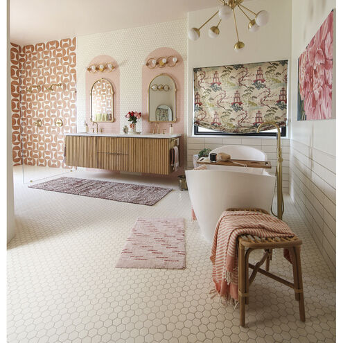 Hope 4 Light 28 inch Gold Leaf Bath And Vanity Wall Light