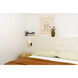 Bibi 1 Light 5 inch Aged Brass/Ceramic Antique Ivory Wall Sconce Wall Light