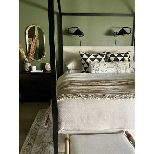 Brianna 34.5 inch 60.00 watt Gold Leaf Portable Wall Sconce Wall Light