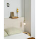 Bibi 2 Light 4 inch Aged Brass/Ceramic Antique Ivory Pendant Ceiling Light