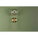 Ophelia 1 Light 7 inch Aged Brass Wall Sconce Wall Light