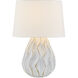 Karla 21 inch 15.00 watt Aged Brass/Ceramic Sea Salt Table Lamp Portable Light